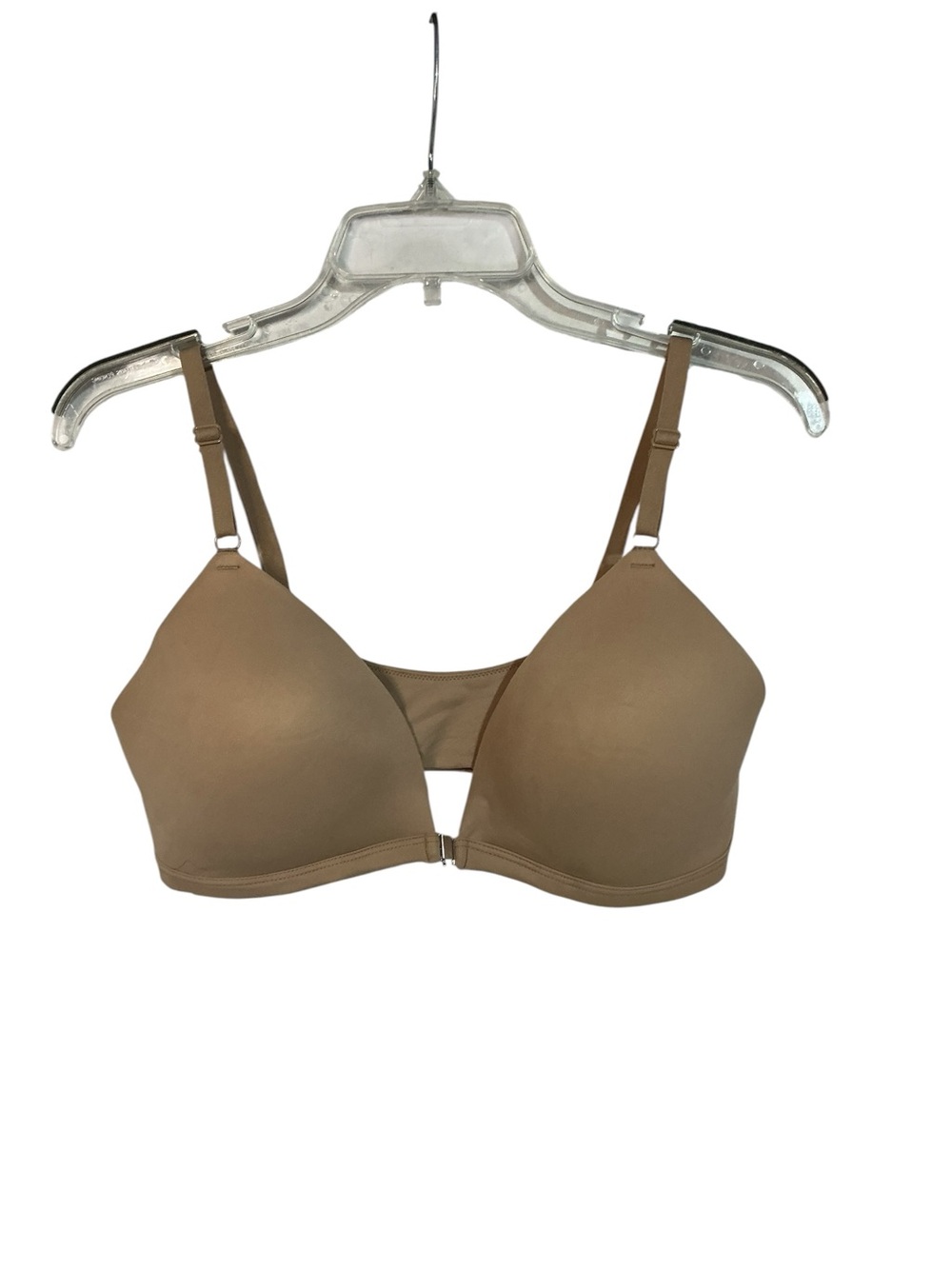 PINK Victoria's Secret Smooth Front-Close Bra - Nude Tan